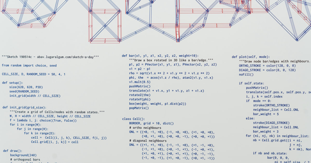Online Course - Designing with Python: Programming for a Visual Context ...
